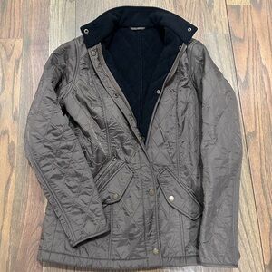 Brown Barbour jacket